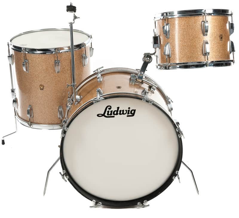 Ludwig No. 987 "Super Beat" Outfit 9x13 / 16x16 / 14x20" Drum Set 1960s image 1