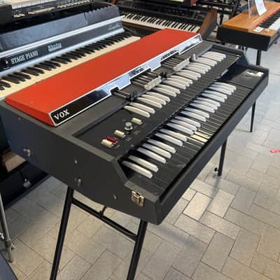 Vox Super Continental 1960s - Black & Red image 6