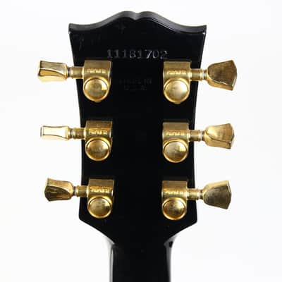 2011 Gibson Custom BB King Lucille Black | Ornate Crown Headstock Inlay ES 355 Dual Input Jacks image 12