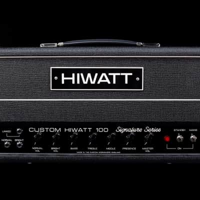 Hiwatt SSD103 David Gilmour Signature 100W Custom Head Black image 4