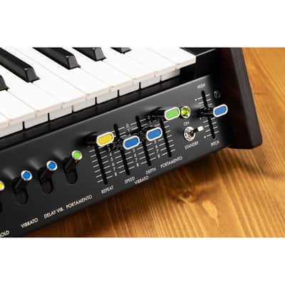 Korg MINIKORG700-SM 37-Key Analog Synthesizer 2025 - Present - Black / Wood image 8