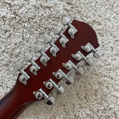 Farida 12 String Acoustic Guitar, Spruce Top Body, Mahogany Neck, Rosewood Fingerboard image 7
