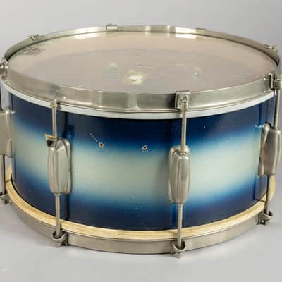 Slingerland Radio King Student model 1955-59 - Blur and Silver Duco, needs parts image 5