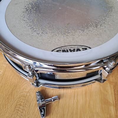 Pearl Masters Steel Shell Picolo Snare 13" x 3" 2004 - Matt Black image 3