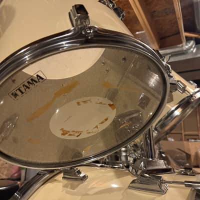 Tama Swingstar MIJ 80s 6-Piece Drum Shell Set - white image 15