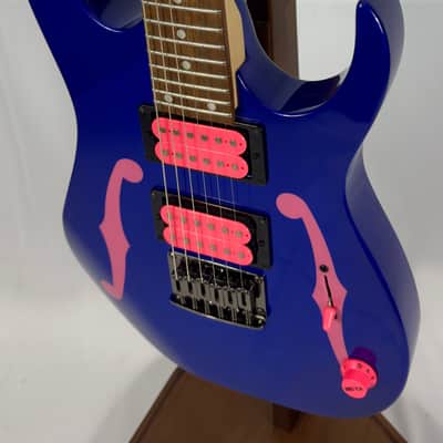 Ibanez Mikro PGM Paul Gilbert PGMM11 Electric Guitar 2021 - Jewel Blue image 9