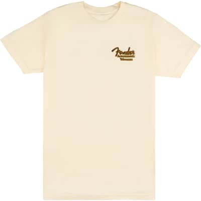 Immagine Fender Acoustasonic Telecaster Cream T-Shirt - Medium - 3