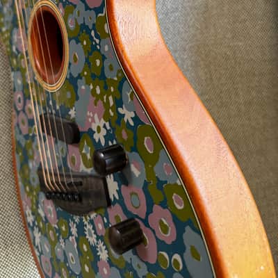 Fender FSR American Acoustasonic Telecaster Blue Flower image 13