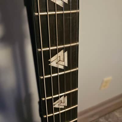 Dean Michael Amott Tyrant Battle Axe RARE Dave Mustaine flying V *UPGRADES Seymour Duncan black winter pickups image 3