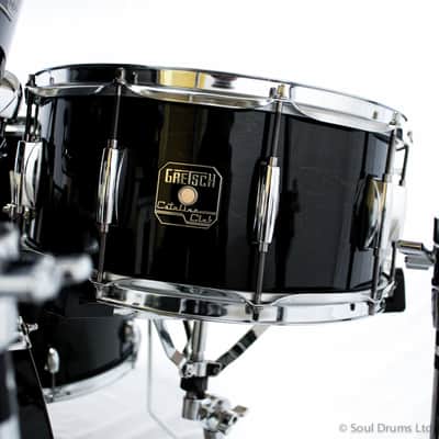 Gretsch Catalina Club Rock Drum Set 13", 16", 24" Ebony Stain image 10