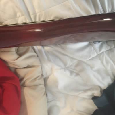 MTD Kingston Z5 Fretless Nordstrand Big Split Pickups 2010 Cherry Burst, wood cover pickups shipped image 7