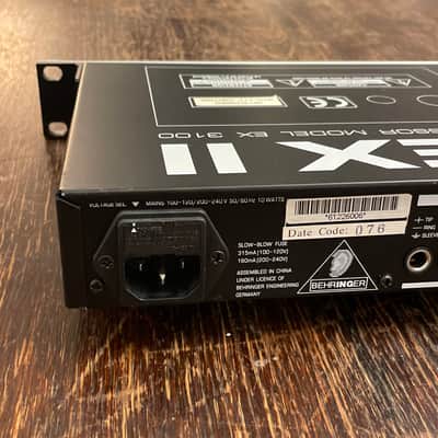 Behringer Ultrafex II EX3100 2-Channel Multiband Sound Enhancement Processor image 8