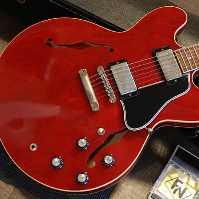 Unplayed! Gibson Custom Shop Murphy Lab '61 ES-335 Historic Reissue Ultra Light Aged Cherry + COA OHSC image 2