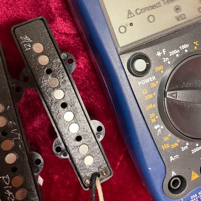 General Vintage Tone  Jazz bass Hand wound Pickup set 1960s Scatter Made GVT Rwrp image 6