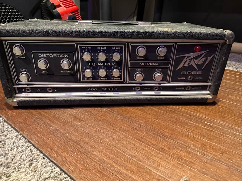 Peavey 400 Series Bass Head 1970s - Black - Fair