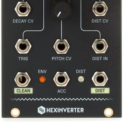 Erica Synths Hexinverter Mutant Bassdrum Eurorack Module - Édition Noire image 1