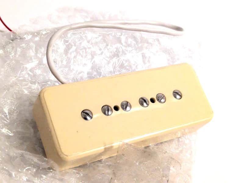 BHK P90 Soap bar Pickup Cream for Gibson style Guitar 5K Output UNUSED Condition image 1