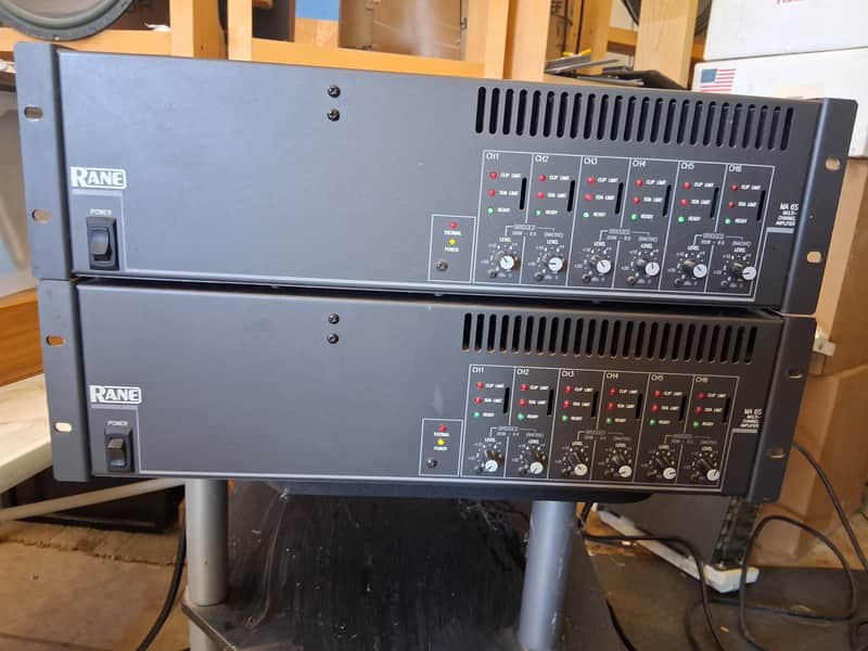 RANE MA-6S Bridgeable Professional Multi-Channel Amplifier w/ 6 Independent Amps image 1