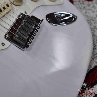 Fender American Ultra Luxe Vintage '50s Stratocaster Ash Body  Maple Fingerboard White Blonde 8.1 lbs image 9