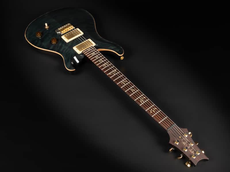 2009 PRS Custom 24 Korina Killer Quilt Artist Top - Black | Reverb