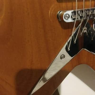 Custom Handmade Blank Flying V Bonamassa "Amos" inspired - Tracy Cox craftsmanship - with hard case image 11