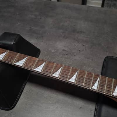 Jackson RR3 Randy Rhoads Pro EERIE DESS SWIRL MIJ Japan Offset Flying V with USA Custom Shop SKB Flight Case image 10