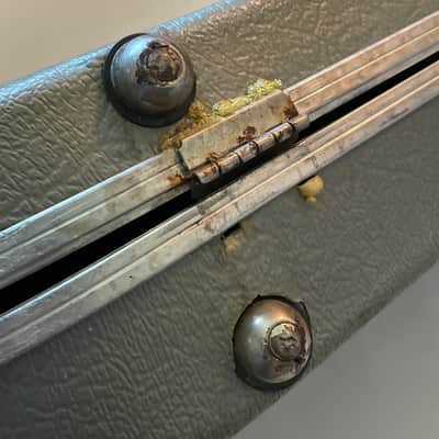 1980's Charvel Deluxe & Fusion Series Toothpaste Dinky Model Grey Chainsaw Guitar Case image 6