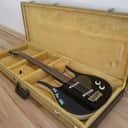 Danelectro Longhorn Short Scale Bass in black with Tweed HSC