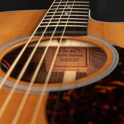 2017 Martin Performing Artist OMCPA4 Rosewood - Natural | USA All Solid OM Acoustic Guitar Fishman Pickup Cutaway | CoA OHSC image 14