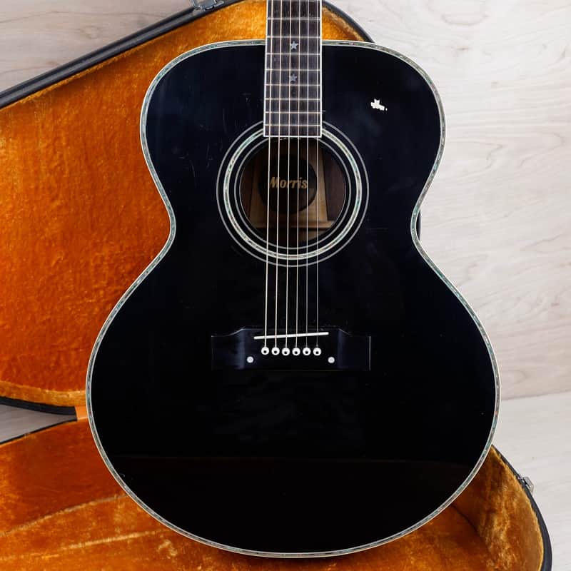 Morris MJ-405 MIJ 1981 Black Vintage Made in Japan w/ Hard Case image 1