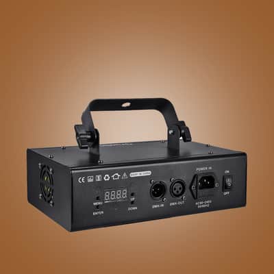 DJ Lights Party Lights, Gruolin RGB Full Color Laser Stage Light Music Sound Activated & DMX Control image 4