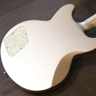 MINTY! D’Angelico Brighton Deluxe Series Double-Cut Electric Guitar Desert Sand + OHSC image 12