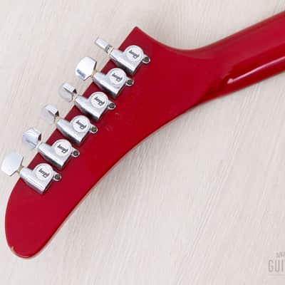 1983 Gibson Explorer Cardinal Red Custom Color Vintage Guitar w/ Dirty Fingers, Case image 5