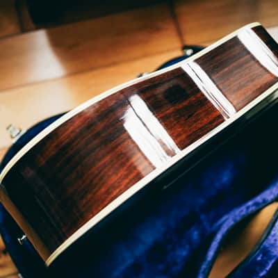 1981 K.Yairi YW-500P – Handcrafted in Japan | Solid Top | D-45 Style | Original Hard Case image 12