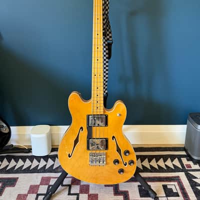 Fender Starcaster® Bass, Maple Fingerboard, Natural 2013 - Gloss Polyester image 1
