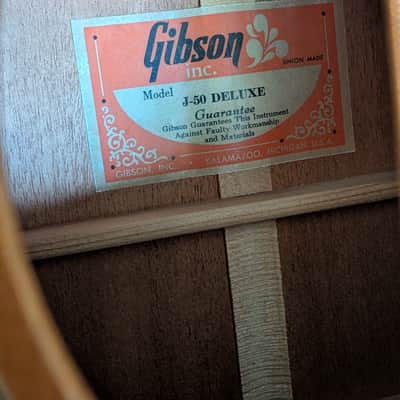Gibson J-50 Deluxe 1973-1975 - Natural image 3