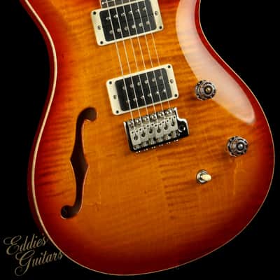 2023 - PRS CE 24 Semi-Hollow - Dark Cherry Sunburst image 6