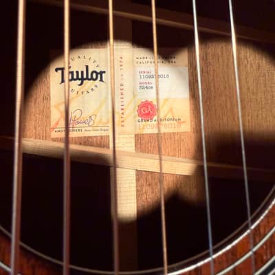 Taylor 324ce Tasmanian Blackwood 2018 image 2