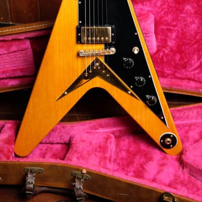 Gibson Flying V Heritage Korina 1983 Vintage Electric Guitar Pre-Owned image 18