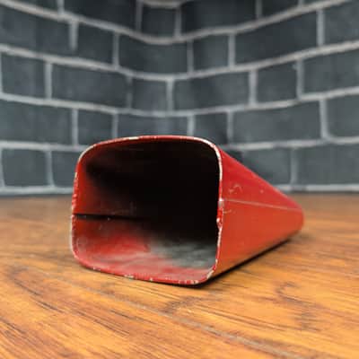 Red 7½" Cowbell – Bright, Cutting Tone – Live‑Ready Projection – Player‑Grade image 7