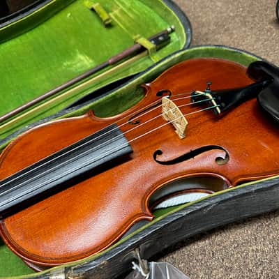 Used Olin Bullard V USA MADE Vintage 4/4 full size Violin w/ case image 2