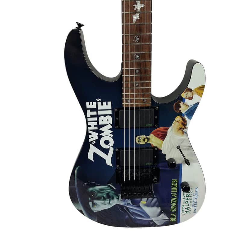 Used ESP LTD KH-WZ WHITE ZOMBIE Electric Guitar image 1
