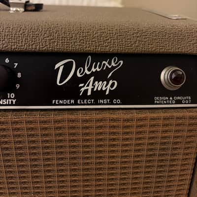 1962 Fender Deluxe 6G3 Brown image 2