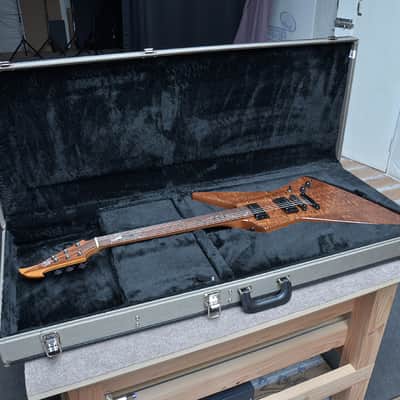 Kenneth Lawrence Chechen Explorer Guitar James Hetfield Metallica Esp Gibson KL Exp image 2