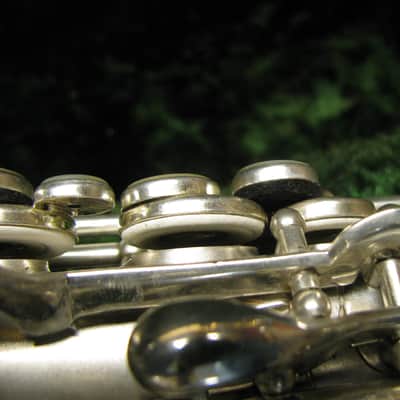 Rare Buescher True Tone "Stritch" Straight Alto Saxophone 1926 Silver Plated image 18