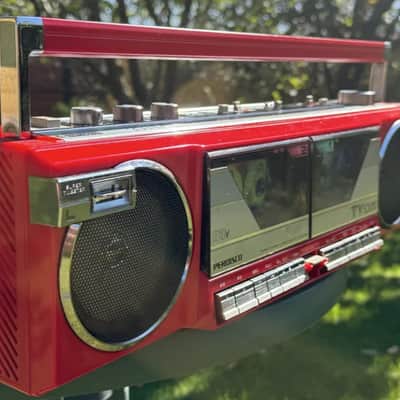 HITACHI W4V Rare Vintage Cassette Deck Boombox Retro Japan Warranty image 3