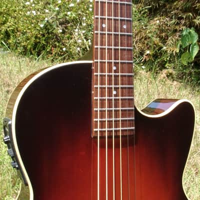2011 K Yairi KYF-1 Electric Acoustic Guitar with Fishman Presys+ Pickup System+Hard Case image 6