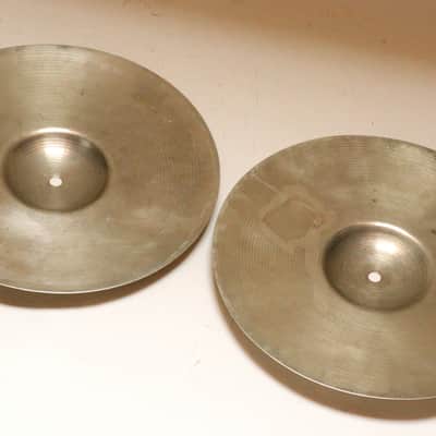 RARE SIZE Ludwig/Paiste 11" Hi-Hat Cymbals, Made In Germany "Chicago" Stamped, 320 & 398 Grams, 3-Star Logo, No Dents, Waves, Cracks or Fleabites / INSPECTED & TESTED image 6