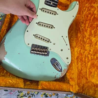 Fender Stratocaster Custom Shop 59 Surf Green Heavy Relic 2021 image 20