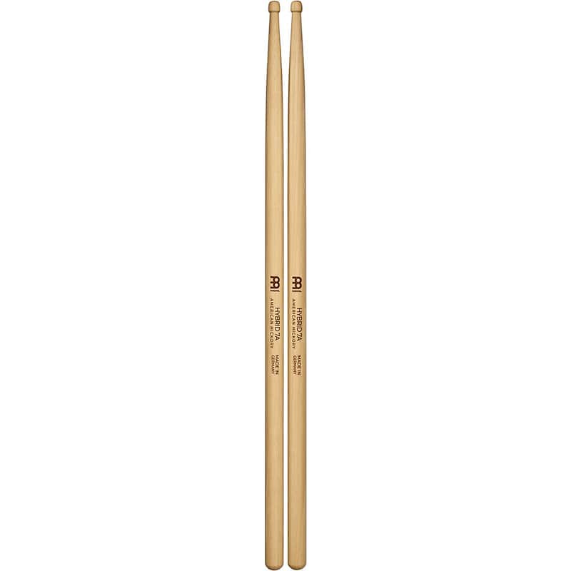 Meinl Hybrid 7A Wood Tip Drumstick Hickory - SB105 image 1